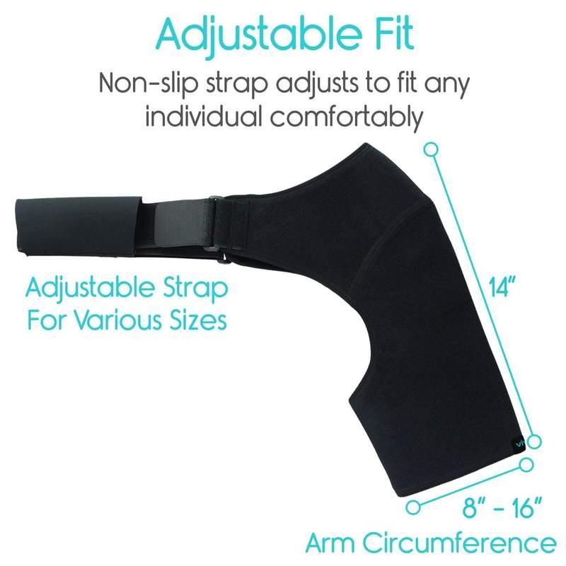 Neoprene Shoulder Support Brace – Adjustable Compression for Pain, Injury & Arthritis