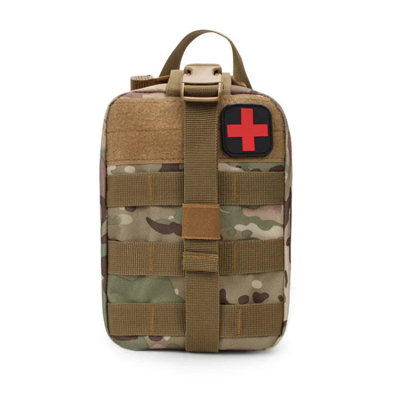 Tactical First Aid Kit Waist Bag - Waterproof Emergency Survival Pouch for Travel, Camping & Rescue - Hi Fitness Gym Crop Tank Top Leggings Set - Hi Fitness