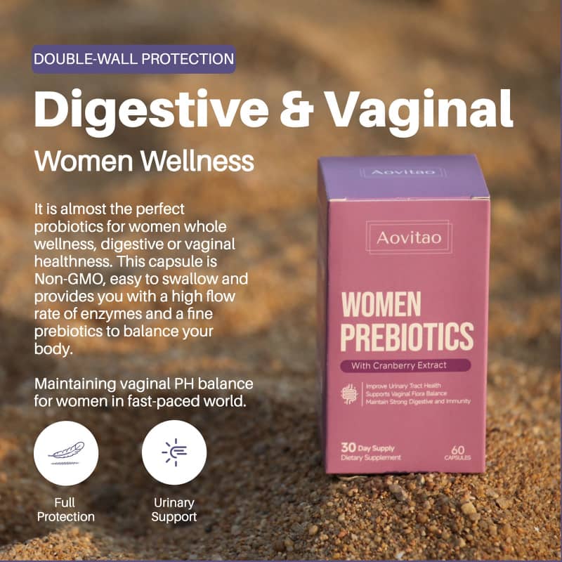 Women's Probiotic Capsules – 60 Billion CFU, pH Balance & Gut Health