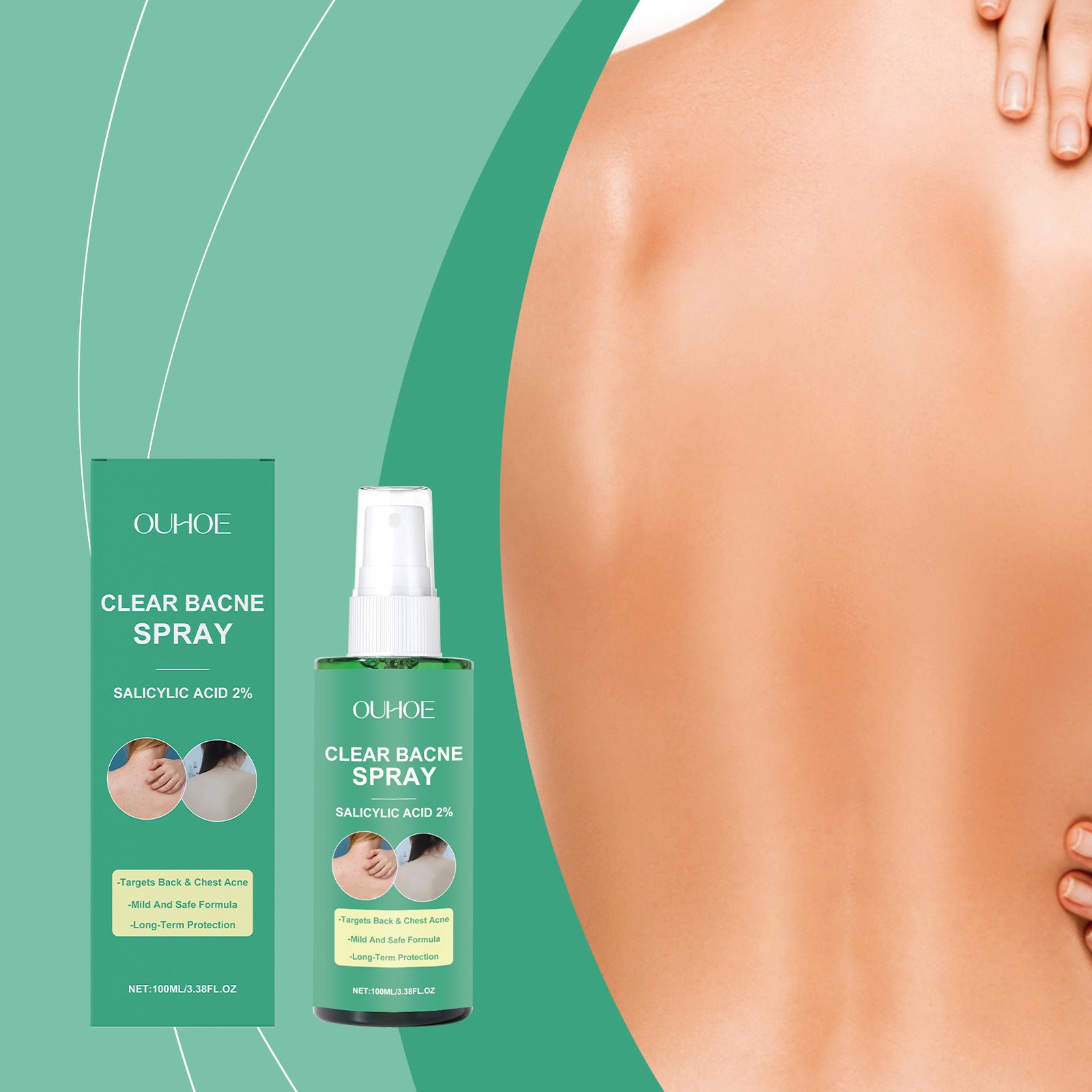 Care The Whole Body Skin External Care Spray - Hi Fitness Gym Crop Tank Top Leggings Set - Hi Fitness