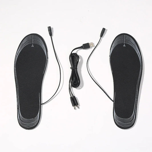 Cuttable Electric Heating Insole. Rechargeable Foot Warmer for Winter Comfort - Hi Fitness Gym Crop Tank Top Leggings Set - Hi Fitness