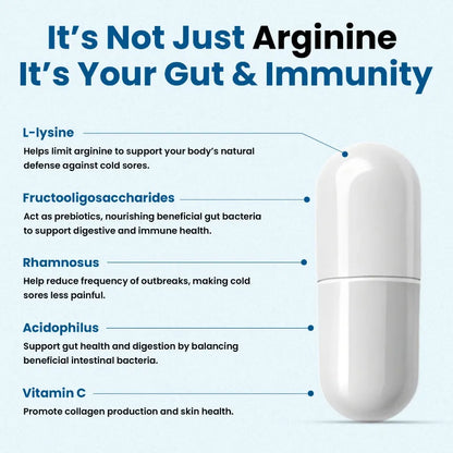 Vitamins or supplements with text explaining their benefits on a light blue background