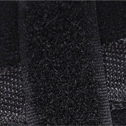 Close-up of textured black fabric