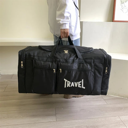 Foldable Large-Capacity Travel Tote Bag – Lightweight Carry-On Organizer