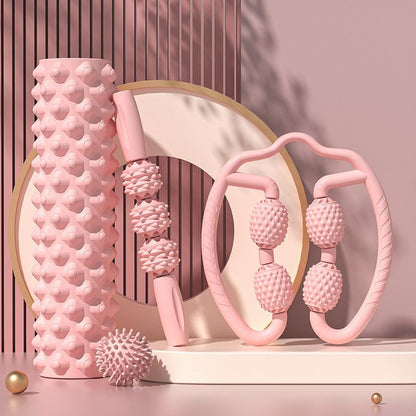 Spiked Club Muscle-relaxing Tool Massage Fitness Roller Foam Roller - Hi Fitness Gym Crop Tank Top Leggings Set - Hi Fitness