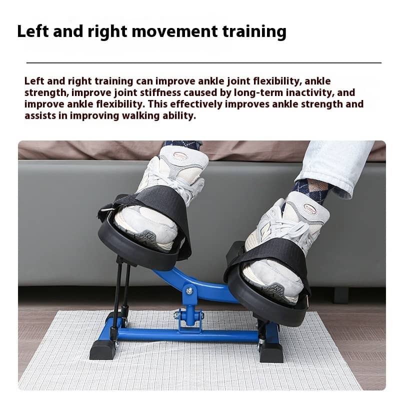 Ankle flexibility exercise machine for left and right movement training, used indoors.