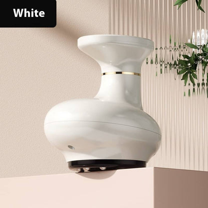 White ceiling light fixture on a neutral background