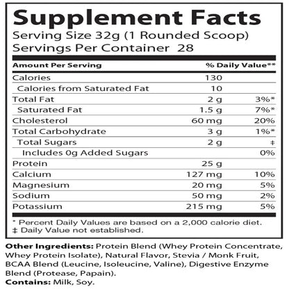 Absolute Whey Protein — 25g Cold-Processed Whey | Muscle Recovery & Growth