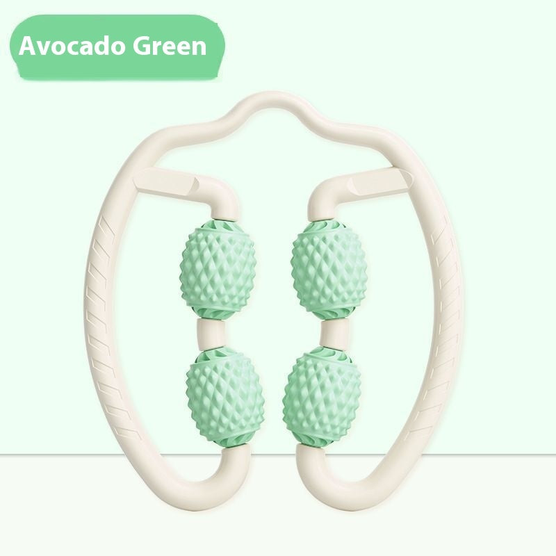 Spiked Club Muscle-relaxing Tool Massage Fitness Roller Foam Roller - Hi Fitness Gym Crop Tank Top Leggings Set - Hi Fitness