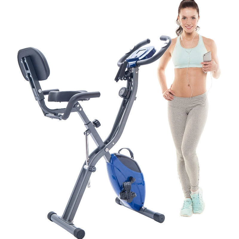 Folding Exercise Bike 16-Level Resistance
