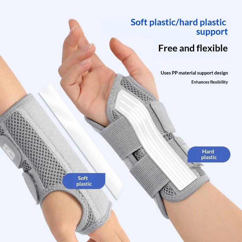 Double Strap Wrist Brace. Knuckle Pain Support & Adjustable Stabilization - Hi Fitness Gym Crop Tank Top Leggings Set - Hi Fitness