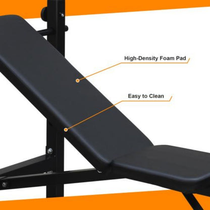 Olympic Weight Bench with Squat Rack & Bench Press