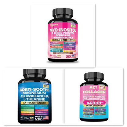 Magnesium, Collagen & Inositol Capsules