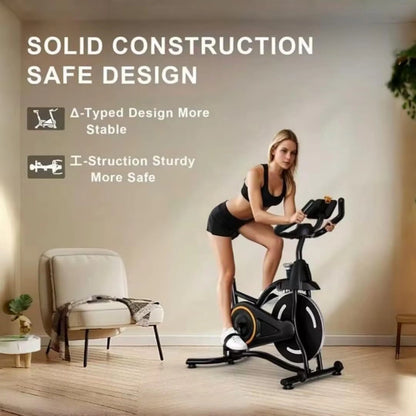 Indoor Cycling Spin Bike 100-Level Magnetic Resistance