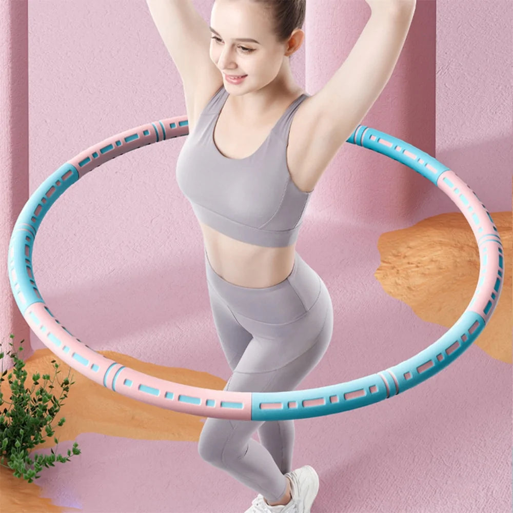 Stainless Steel Removable Fitness Hoop: Abdomen Workout Circle