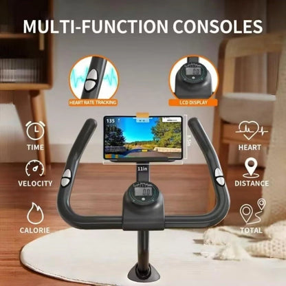 Indoor Cycling Spin Bike 100-Level Magnetic Resistance