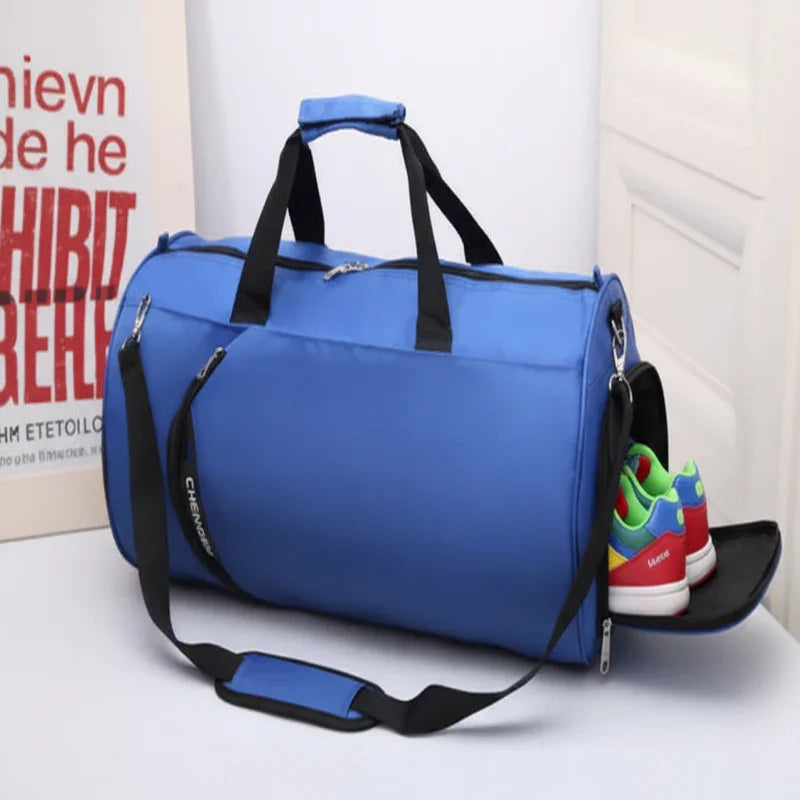 Waterproof Cylinder Shoulder Bag. Sports Training & Travel Gym Bag - Hi Fitness Gym Crop Tank Top Leggings Set - Hi Fitness