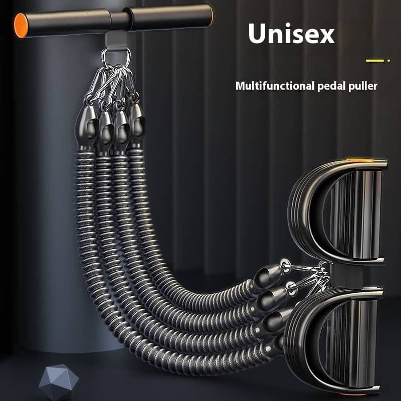 Pedal Chest Expander & Resistance Puller – Unisex Home Fitness Training