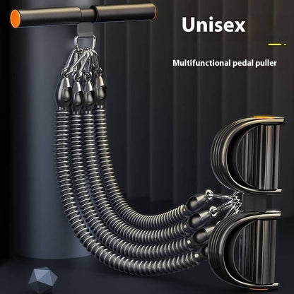 Pedal Chest Expander & Resistance Puller – Unisex Home Fitness Training