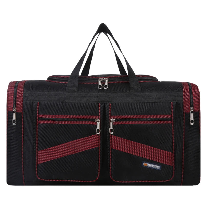Foldable Large Capacity Tote Travel Bag – Waterproof Oxford Cloth Bag