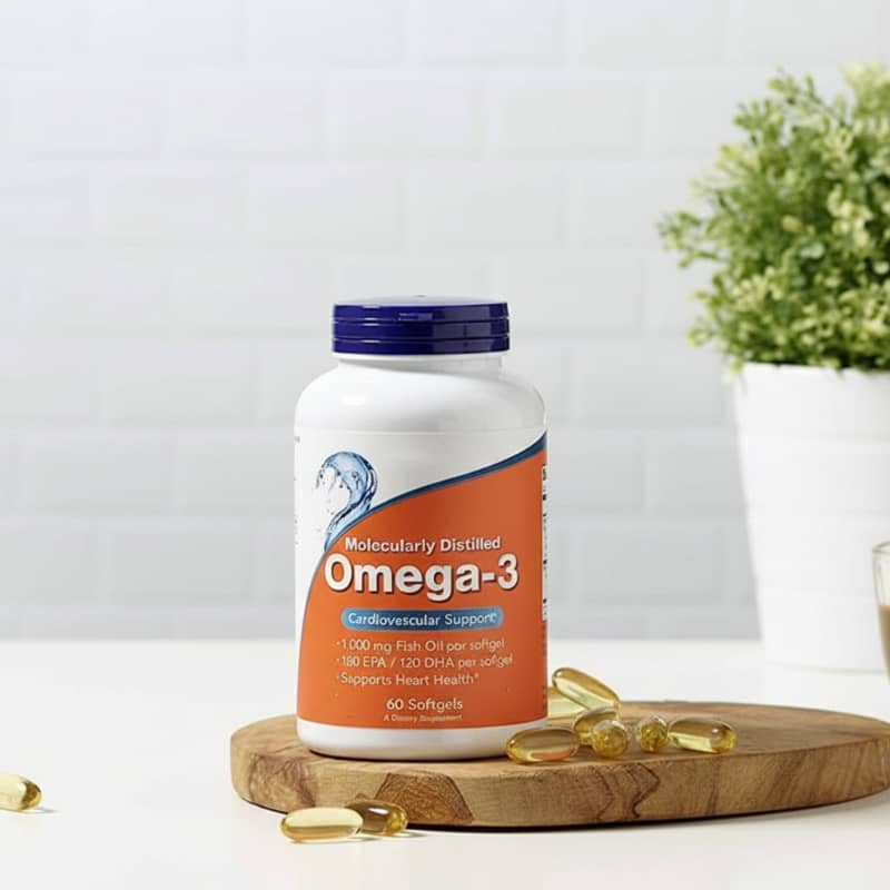 Fish Oil Omega-3 Soft Gel Capsules – Heart, Brain & Joint Support