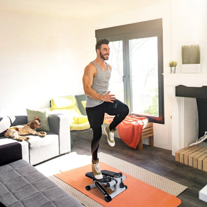 Mini Stair Stepper with Resistance Bands & LCD