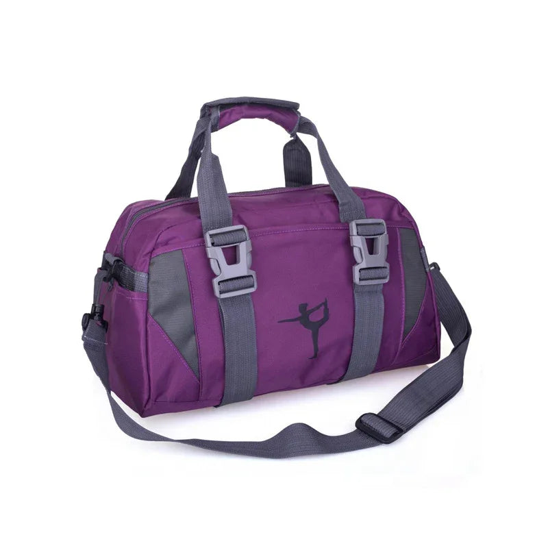 Yoga Bag Gym Bag. Large Capacity Fitness Sports Tote with Shoulder Strap for Yoga, Pilates & Travel - Hi Fitness Gym Crop Tank Top Leggings Set - Hi Fitness