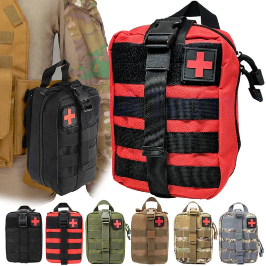 Tactical First Aid Kit Waist Bag - Waterproof Emergency Survival Pouch for Travel, Camping & Rescue - Hi Fitness Gym Crop Tank Top Leggings Set - Hi Fitness