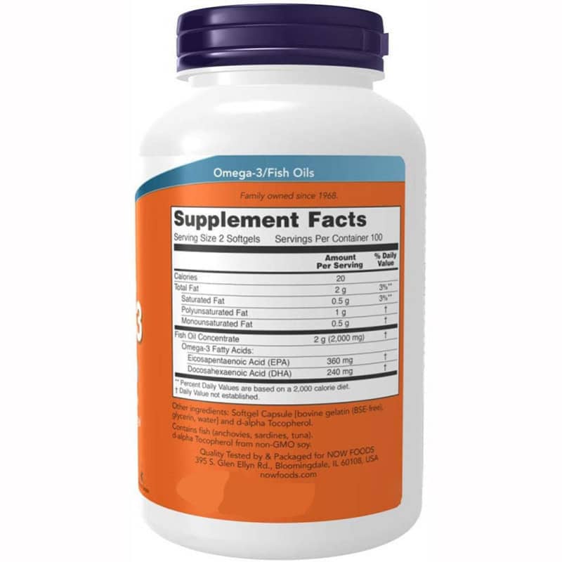 Fish Oil Omega-3 Soft Gel Capsules – Heart, Brain & Joint Support
