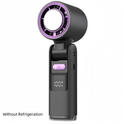Portable USB Handheld Fan with Digital Display