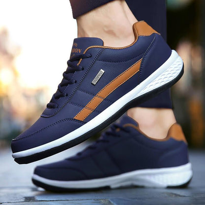 Men’s Italian-Style Casual Sneakers. Breathable Non-Slip Vulcanized Leisure Shoes - Hi Fitness Gym Crop Tank Top Leggings Set - Hi Fitness