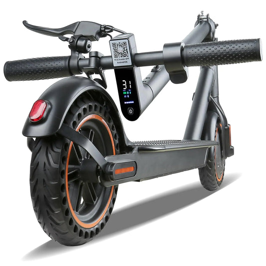 Electric Scooter 8.5" Solid Tires E Scooter for Adult 500W Motor Up to 19MPH /19-21Miles Commuter Escooter with Smart APP and Cruise Control Portable Scooter Electric