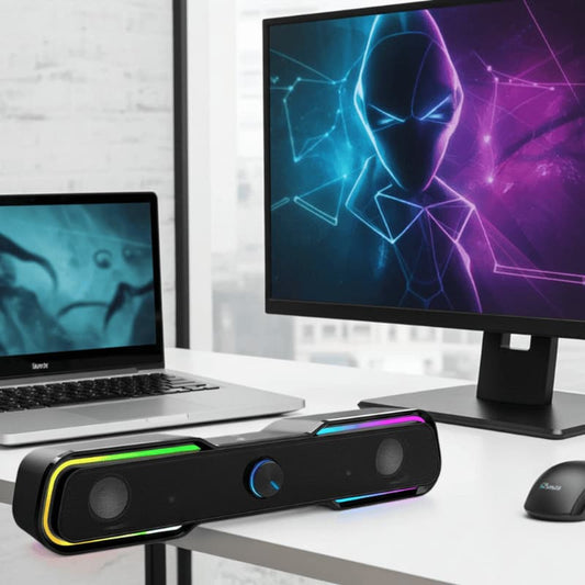 2.1 Channel USB Desktop Speaker with Subwoofer – PC, Laptop & Mobile