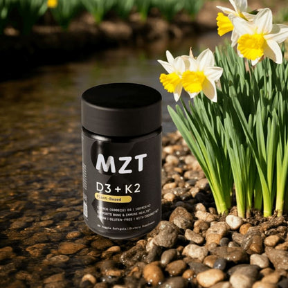D3 + K2 Vitamin Softgels – Plant-Based