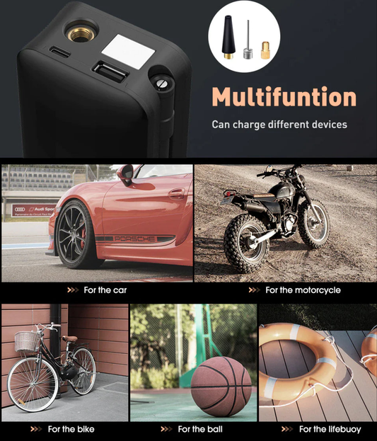 Portable Electric Tire Inflator