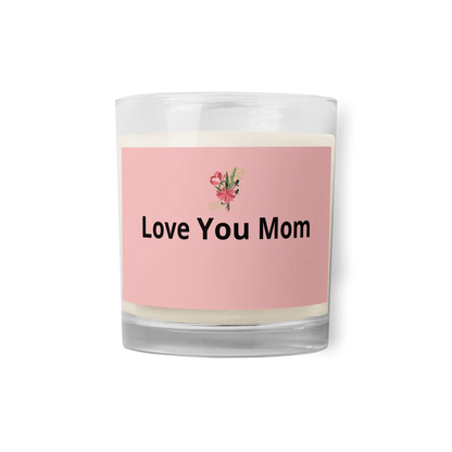 Glass Jar Soy Wax Candle/Mother's day