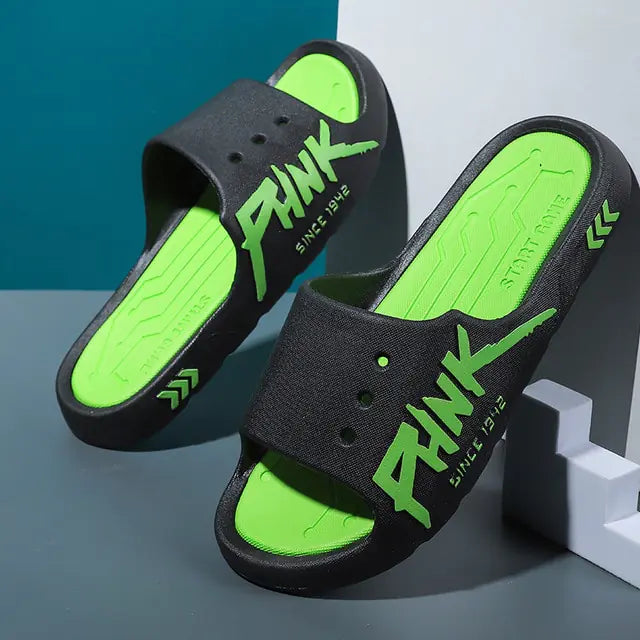 JOYWILL/Summer Men Slippers Outdoor Male Shoes Anti-slip