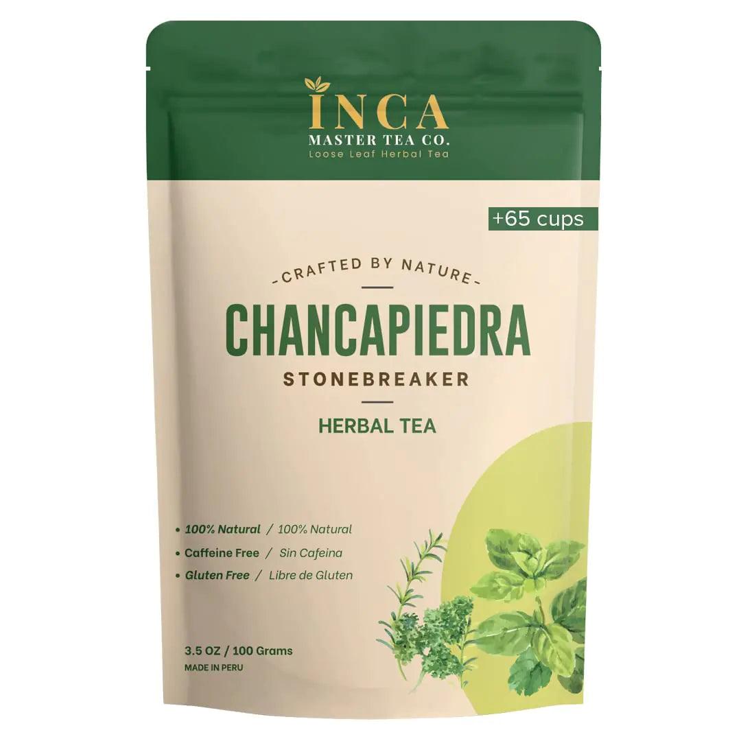 Inca Master Chanca Piedra Stone Breaker - 100% Natural Tea Kidney Stone Dissolver & Gallbladder Cleanse 100 Grams (3.5 Ounces) for Kidney Stone Support/Supplements