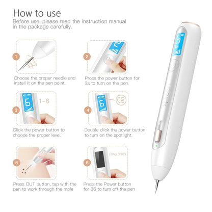 LCD Laser Plasma Pen Wart Remover