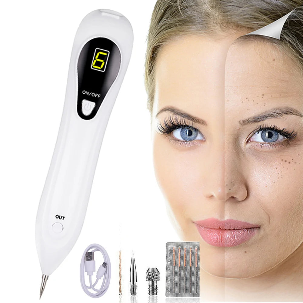 LCD Laser Plasma Pen Wart Remover