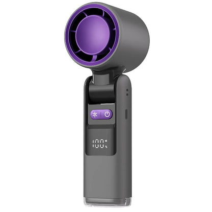Portable USB Handheld Fan with Digital Display