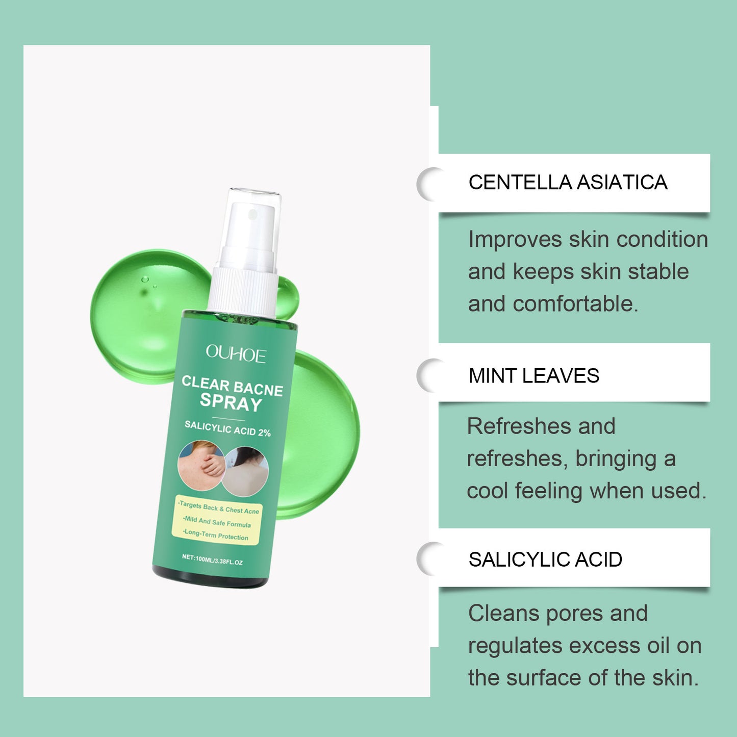 Care The Whole Body Skin External Care Spray - Hi Fitness Gym Crop Tank Top Leggings Set - Hi Fitness