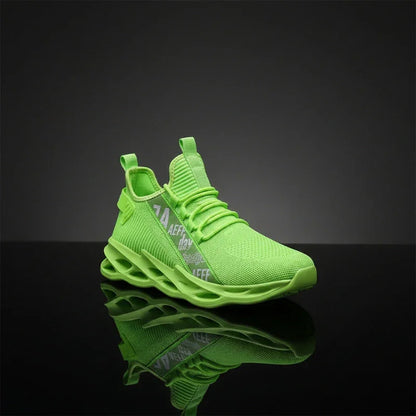 Zapatillas Flyknit Reflectantes para Hombre - Zapatillas de Correr Transpirables para Viaje