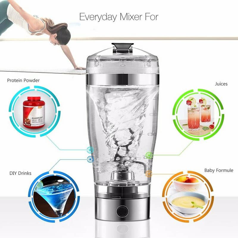 Electric Self-Mixing Shaker Bottle