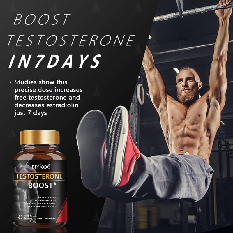 Men's Testosterone Boost Power Muscle Support Capsules