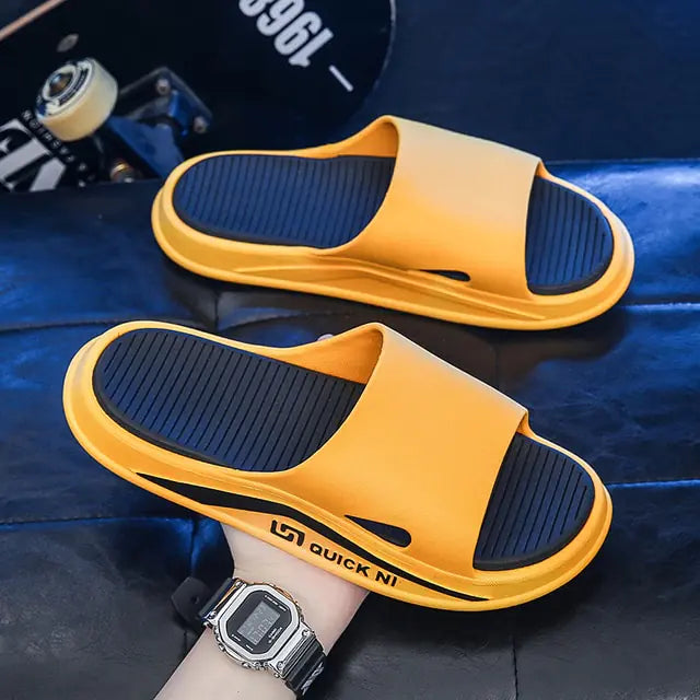 JOYWILL/Summer Men Slippers Outdoor Male Shoes Anti-slip