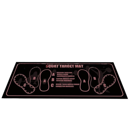 Simple Solid Color Pilates Squat Fitness Diatomaceous Earth Floor Mat With Footprints - Hi Fitness Gym Crop Tank Top Leggings Set - Hi Fitness