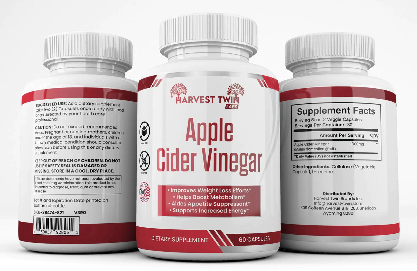 Apple Cider Vinegar for Weight Loss and Digestion Support/ Supplements