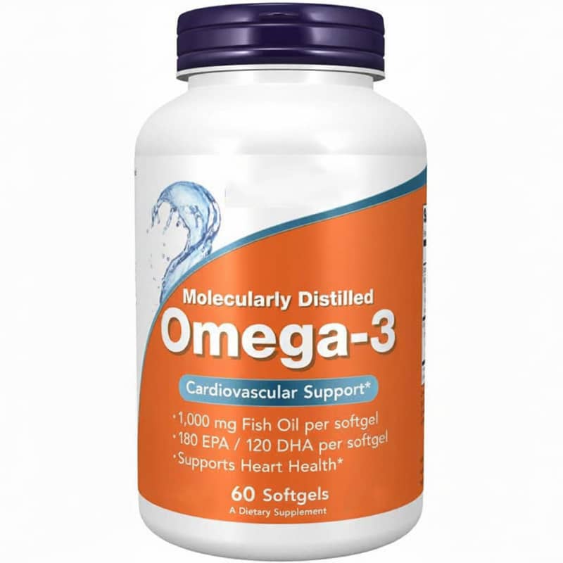Fish Oil Omega-3 Soft Gel Capsules – Heart, Brain & Joint Support
