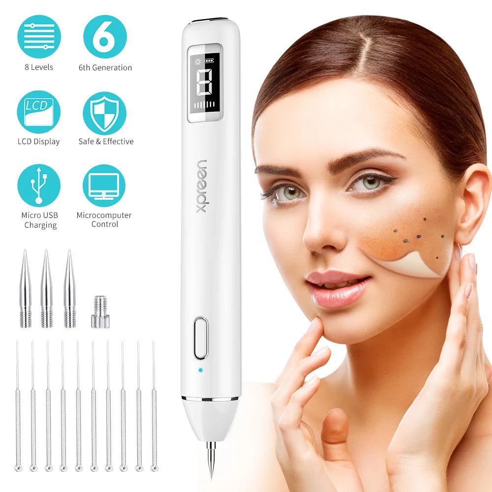 LCD Laser Plasma Pen Wart Remover